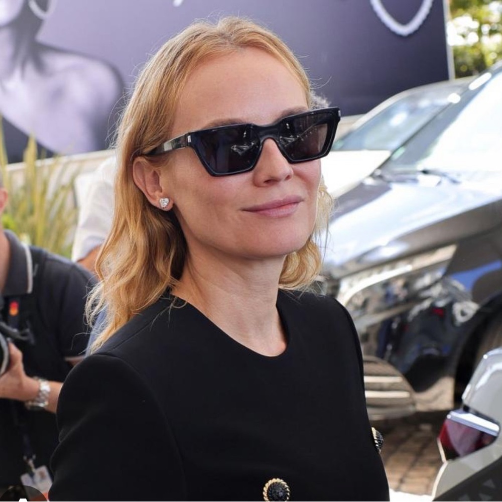 Saint Laurent 633 Cat Eye Black Sunglasses